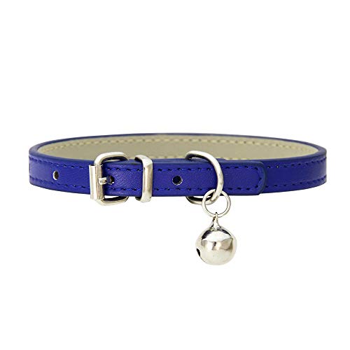 Hundehalsband aus PU-Leder für Hunde und Katzen, zum Selbermachen, Blau Hundehalsband aus PU-Leder für Hunde und Katzen, zum Selbermachen, Blau von USRUTIUD
