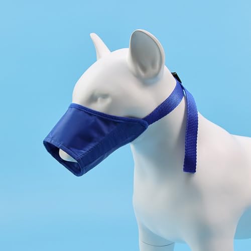 Hundemaulkorb, Anti-Bell, Anti-Beiß, verstellbare Haustier-Mundschutzmaske (1# Mundumfang von 12 cm) von USUASI