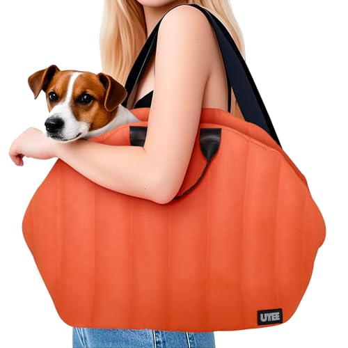 3-in-1 tragbarer Haustier-Autositz für Hunde und Katzen, Haustier-Tragetasche, faltbar, wasserdicht, Welpentasche, Reisetasche von UTEE