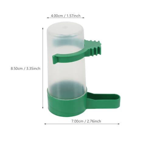 UTHCLO 10 Stück Teiliges Automatischer Wasserspender mit Transparentem Wasserstandsanzeiger auslass Einfach zu Reinigen für Tauben und Kleine Vögel im Käfig von UTHCLO