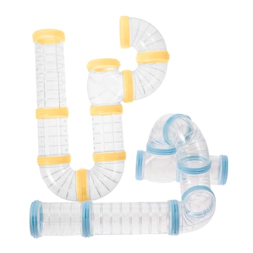 UTHCLO 2 Sätze DIY Hamstertunnel aus Robustem Transparentes Röhrenset für Käfigzubehör Flexibel Kombinierbar Sicheres Spiel Bewegungstunnel für Hamster und Kleintiere UTHCLO 2 Sätze DIY Hamstertunnel aus Robustem Transparentes Röhrenset für Käfigzubehör Flexibel Kombinierbar Sicheres Spiel Bewegungstunnel für Hamster und Kleintiere von UTHCLO