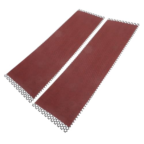 UTHCLO 2 Sätze Hamster Laufrad Ersatzmatten Nagel Schleifstreifen Silent Abrasive Pads für Kleintier Übungsrad Geräuscharm Zuschneidbar Hamsterzubehör für Nagelpflege und Laufspaß von UTHCLO