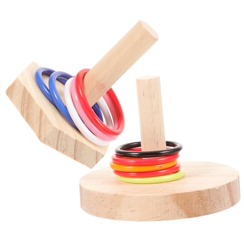 UTHCLO 2 Satz Teiliges Papageien aus Holz Intelligenz Trainingsspielzeug für Wellensittiche und Sittiche Interaktives Ringwurfspiel für Vogelkäfig Fördert Koordination Zufällige Farbe UTHCLO 2 Satz Teiliges Papageien aus Holz Intelligenz Trainingsspielzeug für Wellensittiche und Sittiche Interaktives Ringwurfspiel für Vogelkäfig Fördert Koordination Zufällige Farbe von UTHCLO