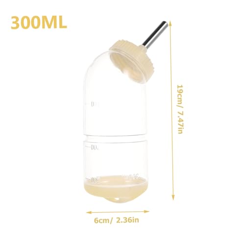 UTHCLO 2 Stück Haustier Trinkflasche aus Bpa Freiem Kunststoff mit Edelstahlventil Auslaufsicherer Wasserspender für Hamster Kaninchen und Kleintiere Hängend und rutschfest für Käfige UTHCLO 2 Stück Haustier Trinkflasche aus Bpa Freiem Kunststoff mit Edelstahlventil Auslaufsicherer Wasserspender für Hamster Kaninchen und Kleintiere Hängend und rutschfest für Käfige von UTHCLO