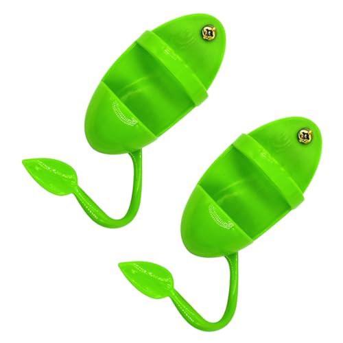 UTHCLO 2 Stück Parrot Stand Futterstation aus Langlebigem Material Einzigartiges Design Installieren für Papageien und Wellensittiche Geeignet als Futter Spielsitz im Vogelkäfig von UTHCLO