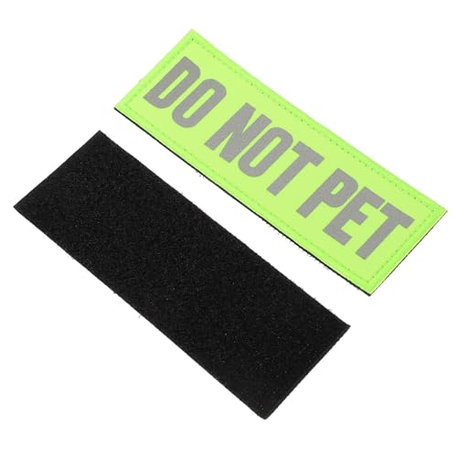 UTHCLO 2 Stück Reflektierender Service Hund Aufnäher Do Not Pet Patch für Hunde Sicherheitsweste Langlebig und Einfach Anzubringen Geeignet für Diensthunde und Kleine Hunde UTHCLO 2 Stück Reflektierender Service Hund Aufnäher Do Not Pet Patch für Hunde Sicherheitsweste Langlebig und Einfach Anzubringen Geeignet für Diensthunde und Kleine Hunde von UTHCLO
