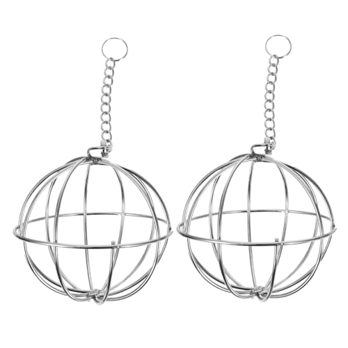 UTHCLO 2 Stück Teiliges Hängefütterer für Geflügel aus Edelstahl Kugelförmiger Halter für Gemüse und Obst Vielseitiger Futternapf für Hühner Kaninchen und Kleintiere Praktisch und UTHCLO 2 Stück Teiliges Hängefütterer für Geflügel aus Edelstahl Kugelförmiger Halter für Gemüse und Obst Vielseitiger Futternapf für Hühner Kaninchen und Kleintiere Praktisch und von UTHCLO