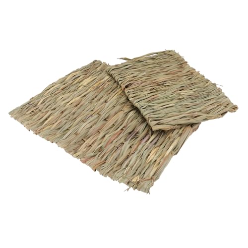 UTHCLO 2 Stück Teiliges Hamster Nest aus Natürlichem Stroh Handgewebte Kaninchen Nager Fußmatten Robuste Kauspielzeuge Atmungsaktive Schlafkissen für Kleine Haustiere Zufällige Farbe UTHCLO 2 Stück Teiliges Hamster Nest aus Natürlichem Stroh Handgewebte Kaninchen Nager Fußmatten Robuste Kauspielzeuge Atmungsaktive Schlafkissen für Kleine Haustiere Zufällige Farbe von UTHCLO