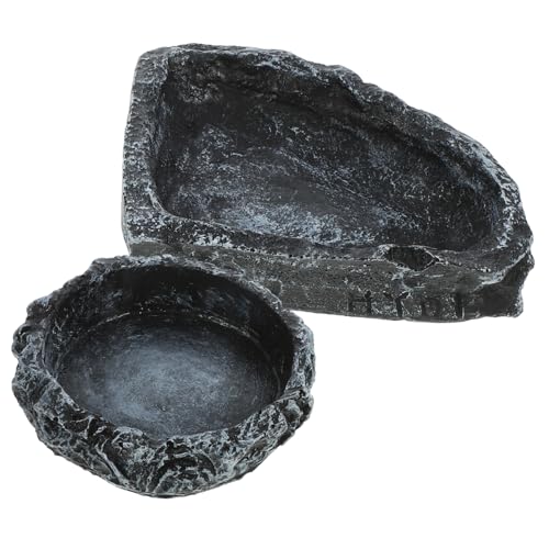 UTHCLO 2 Stück Teiliges Reptilien Futter und Wasserschalen aus Langlebigem Material Rutschfestes Design Geeignet für Landschildkröten Echsen und Schlangen Einfache Reinigung UTHCLO 2 Stück Teiliges Reptilien Futter und Wasserschalen aus Langlebigem Material Rutschfestes Design Geeignet für Landschildkröten Echsen und Schlangen Einfache Reinigung von UTHCLO