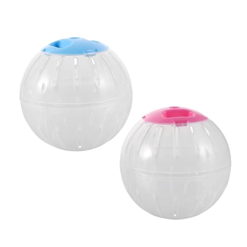 UTHCLO 2 Stück Teiliges Transparentes Hamster laufrad aus Robustem Kunststoff Geräuscharm Leicht zu Reinigen Geräumiges Design für Kleine Haustiere Wie Hamster Meerschweinchen und UTHCLO 2 Stück Teiliges Transparentes Hamster laufrad aus Robustem Kunststoff Geräuscharm Leicht zu Reinigen Geräumiges Design für Kleine Haustiere Wie Hamster Meerschweinchen und von UTHCLO