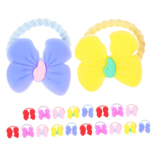 UTHCLO 20 Stück Kleine Hundeschleifen mit Gummiband Farbenfrohe rutschfeste Haarschleifen für Kleine und Langhaarige Hunde Styling und Praktisches Zubehör für Haustierpflege und UTHCLO 20 Stück Kleine Hundeschleifen mit Gummiband Farbenfrohe rutschfeste Haarschleifen für Kleine und Langhaarige Hunde Styling und Praktisches Zubehör für Haustierpflege und von UTHCLO
