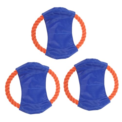 UTHCLO 3 Stück Teiliges Hundespielzeug aus Strapazierfähigem und Canvas Beißfestes Trainings Wurfspielzeug für Hunde Fördert Beschäftigung und Stressabbau Geeignet für Zufällige Farbe von UTHCLO
