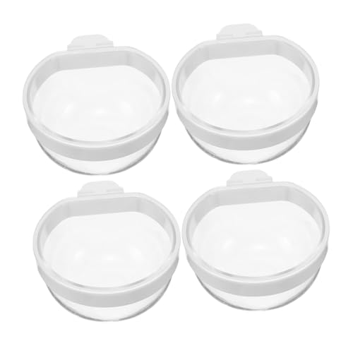 UTHCLO 4 Stück Hängende Transparente Futternäpfe für Kleine Vögel Auslaufsichere Wasserschalen für Papageien Wellensittiche Kanarienvögel Einfacher Einhänge UTHCLO 4 Stück Hängende Transparente Futternäpfe für Kleine Vögel Auslaufsichere Wasserschalen für Papageien Wellensittiche Kanarienvögel Einfacher Einhänge von UTHCLO