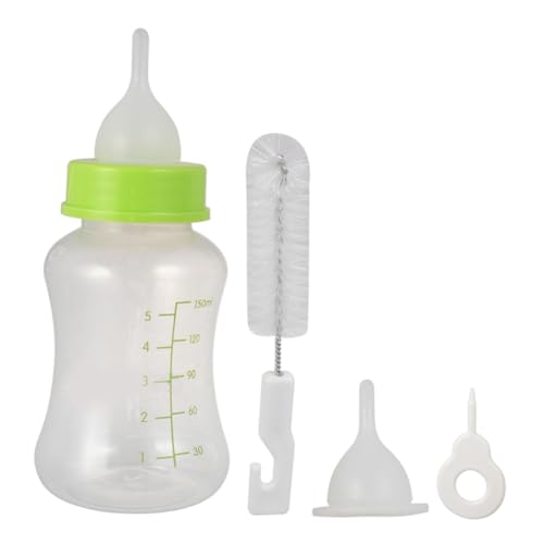 UTHCLO 4 Stück Silikon Haustier Fütterungsflasche mit Breiter Öffnung und Reinigungsbürste Langlebiger Welpen Sauger für Kleine Hunde und Katzen Sicher und Einfach zu Zufällige Farbe UTHCLO 4 Stück Silikon Haustier Fütterungsflasche mit Breiter Öffnung und Reinigungsbürste Langlebiger Welpen Sauger für Kleine Hunde und Katzen Sicher und Einfach zu Zufällige Farbe von UTHCLO