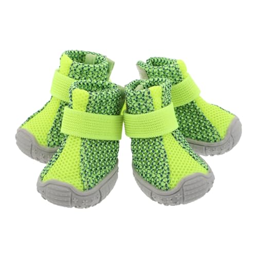 UTHCLO 4 Stück Teiliges Leichte Atmungsaktive Hundeschuhe für Kleine Hunde rutschfeste Strapazierfähige Haustier Sneaker mit Sicherem Sitz Modisches Sportschuh Design für Indoor und UTHCLO 4 Stück Teiliges Leichte Atmungsaktive Hundeschuhe für Kleine Hunde rutschfeste Strapazierfähige Haustier Sneaker mit Sicherem Sitz Modisches Sportschuh Design für Indoor und von UTHCLO