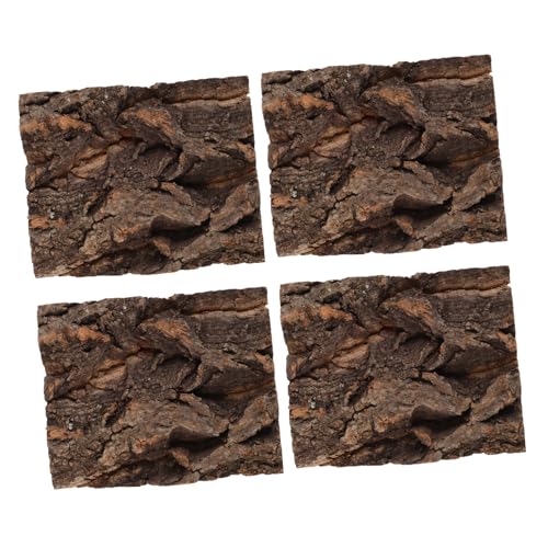 UTHCLO 4 Stück Teiliges Terrarium Baumrinden Hintergrund Reptilien Kletter und Versteckplattform Basking Area für Eidechsen Schildkröten und Aquatische Kleintiere Natürliche UTHCLO 4 Stück Teiliges Terrarium Baumrinden Hintergrund Reptilien Kletter und Versteckplattform Basking Area für Eidechsen Schildkröten und Aquatische Kleintiere Natürliche von UTHCLO