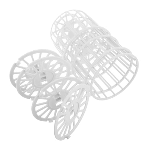 UTHCLO 4 Stück Vogelnistkorb kleines Tiernest Sittichkäfigzubehör Nest Vogelzuchthütte Taubenversorgung kleine Nester für Nest für Vögel Vogelbruthöhle Plastik Beige von UTHCLO