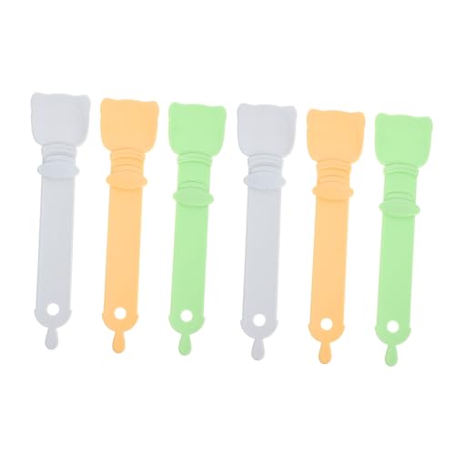 UTHCLO 6 Stück Teiliges Katzenleckerlöffel Ergonomischer Quetschspender Kompatibel mit Weichen Snacks Hygienischer Futterspender für Katzen Präzise Dosierung für Haustierbesitzer UTHCLO 6 Stück Teiliges Katzenleckerlöffel Ergonomischer Quetschspender Kompatibel mit Weichen Snacks Hygienischer Futterspender für Katzen Präzise Dosierung für Haustierbesitzer von UTHCLO
