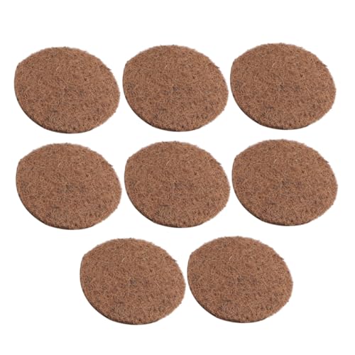 UTHCLO 8 Stück Natürliche Braune Kokosfaser Taubennestunterlage Langlebige Umweltfreundliche Nestmatte für Papageien Hamster Tauben und Kleine Vögel von UTHCLO