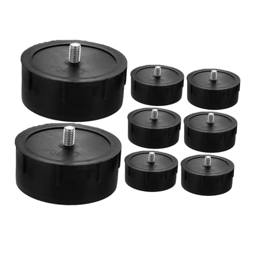 UTHCLO 8 Stück Teiliges Cat Tree End Caps aus Robustem Material Vielseitige DIY Ersatzteile für Kratzbaum Reparatur Passgenaue Rohrstopper mit Schrauben für Stabile Katzenkletterrahmen von UTHCLO