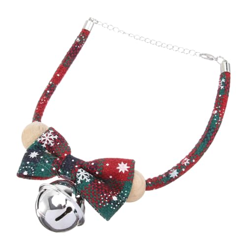 UTHCLO Adorable Verstellbares Haustier Halsband mit Weichem Material und Weihnachtsfliege Komfortabel für Mittelgroße Hunde Geeignet für Outdoor Aktivitäten und Fotoshootings von UTHCLO