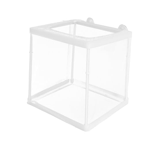 UTHCLO Aquarium Zuchtbox aus Transparentem Netz Multifunktionale Inkubatorbox für Fischzucht Geeignet für Betta Guppy Schützendes Brutbecken für Zuhause und Aquarium Fischfreundlich von UTHCLO