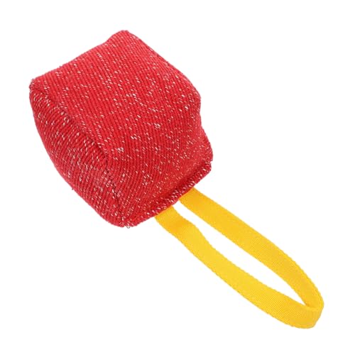 UTHCLO Bissfestes Hundespielzeug Beißkissen Robust für Welpen Outdoor Training Rotes Kauspielzeug Aktivität Interaktives Haustier UTHCLO Bissfestes Hundespielzeug Beißkissen Robust für Welpen Outdoor Training Rotes Kauspielzeug Aktivität Interaktives Haustier von UTHCLO