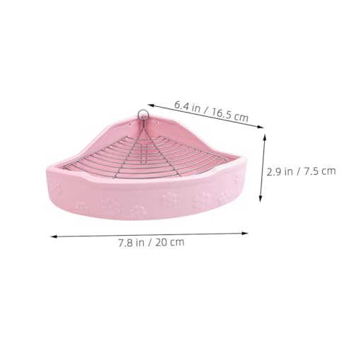 UTHCLO Bunte Keramik Kleintier Toilette Ecktoilette Kaninchen Meerschweinchen Robust Anti Biss Fest Leicht zu Reinigen für Haustiere UTHCLO Bunte Keramik Kleintier Toilette Ecktoilette Kaninchen Meerschweinchen Robust Anti Biss Fest Leicht zu Reinigen für Haustiere von UTHCLO