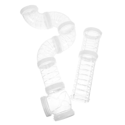 UTHCLO DIY Hamstertunnel Set Transparent Verbindungstunnel Externer Sporttunnel für Hamster Erweiterter Lebensraum Modulares Spielsystem UTHCLO DIY Hamstertunnel Set Transparent Verbindungstunnel Externer Sporttunnel für Hamster Erweiterter Lebensraum Modulares Spielsystem von UTHCLO