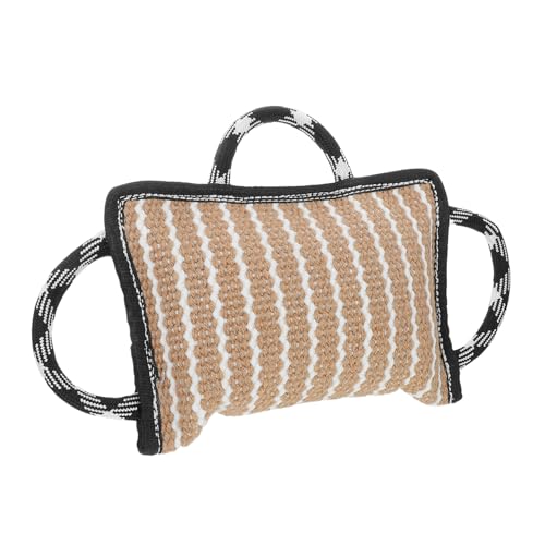 UTHCLO Dog Bite Pillow Flax Bite Toy für Hundetraining Robust Reißfest Strapazierfähig Großes Hundetau für Interaktives und Beißübungen von UTHCLO