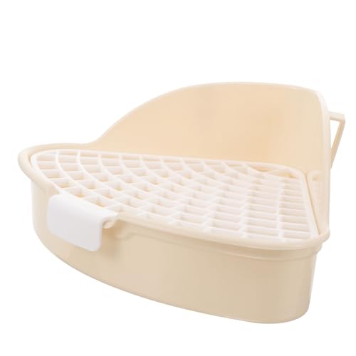 UTHCLO Dreieckige Kleintier Toilette mit Spritzschutz Platzsparend für Kaninchen und Kleine Haustiere Abnehmbar und Einfach zu Reinigen Geeignet für Zuhause Büro und Badbereich UTHCLO Dreieckige Kleintier Toilette mit Spritzschutz Platzsparend für Kaninchen und Kleine Haustiere Abnehmbar und Einfach zu Reinigen Geeignet für Zuhause Büro und Badbereich von UTHCLO