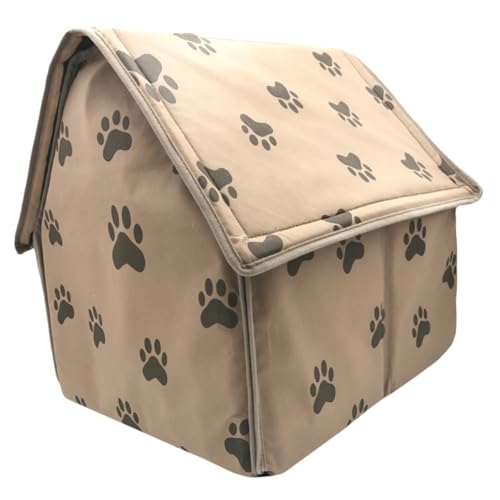 UTHCLO Faltbares Haustier Zelt mit Fußabdruck Design Tragbares Kleines Hundezelt mit Bequemem Kissen Robustes und Leicht zu Reinigendes Spielhaus für Kleine Hunde und Katzen UTHCLO Faltbares Haustier Zelt mit Fußabdruck Design Tragbares Kleines Hundezelt mit Bequemem Kissen Robustes und Leicht zu Reinigendes Spielhaus für Kleine Hunde und Katzen von UTHCLO