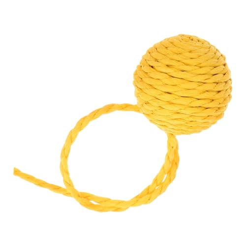 UTHCLO Flauschige Katzenspielbälle mit aus Papierseil Interaktives Katzenspielzeug für Kratzbaum Zubehör Langlebig und Sicher Einfache Befestigung für Indoor Katzen und Kätzchen UTHCLO Flauschige Katzenspielbälle mit aus Papierseil Interaktives Katzenspielzeug für Kratzbaum Zubehör Langlebig und Sicher Einfache Befestigung für Indoor Katzen und Kätzchen von UTHCLO