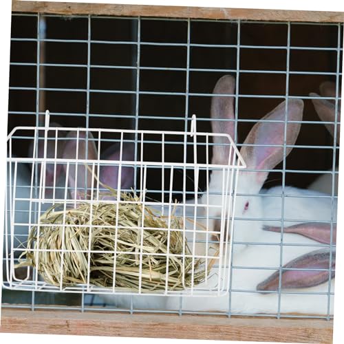 UTHCLO Großer Kaninchen Heuraufe aus Schmiedeeisen Platzsparender Metall Futterkorb für Meerschweinchen und Kleintiere Leicht zu Reinigen Langlebig und Ordentlich für Käfigfütterung UTHCLO Großer Kaninchen Heuraufe aus Schmiedeeisen Platzsparender Metall Futterkorb für Meerschweinchen und Kleintiere Leicht zu Reinigen Langlebig und Ordentlich für Käfigfütterung von UTHCLO