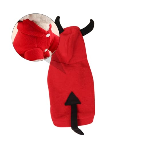 UTHCLO Halloween Haustierkostüm Dämonen Design Dog Coat für Welpen Einzigartige Verkleidung für Haustierparty und Outdoor Aktivitäten Bequeme Cosplay Kleidung für Hunde UTHCLO Halloween Haustierkostüm Dämonen Design Dog Coat für Welpen Einzigartige Verkleidung für Haustierparty und Outdoor Aktivitäten Bequeme Cosplay Kleidung für Hunde von UTHCLO