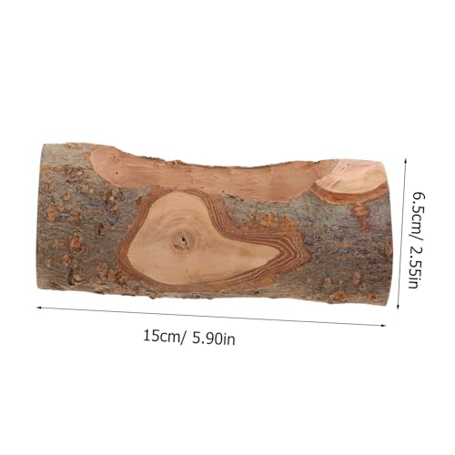 UTHCLO Hamster Futternapf aus Holz Horizontale Futter Wasserschale für Kleintiere Wie Kaninchen Meerschweinchen Eichhörnchen Kompakte Langlebige Holzschüssel für Nager Platzsparende von UTHCLO