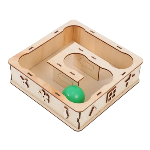 UTHCLO Hamster Labyrinth aus Naturholz Praktisches Versteck und Kletterspielplatz Fördert Aktivität und Gesundheit Geeignet für Hamster und Kleintiere Langlebiges Tunnelsystem für Mehr von UTHCLO