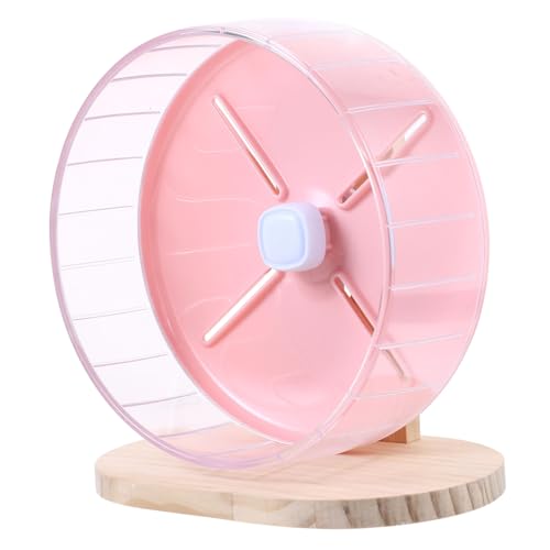 UTHCLO Hamster Laufrad Leise mit Stabilem Holzständer Geräuscharmes Kleintier für Hamster Igel Chinchilla und Mäuse Platzsparendes und Langlebiges Trainingsrad UTHCLO Hamster Laufrad Leise mit Stabilem Holzständer Geräuscharmes Kleintier für Hamster Igel Chinchilla und Mäuse Platzsparendes und Langlebiges Trainingsrad von UTHCLO