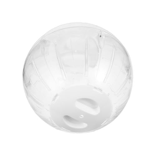 UTHCLO Hamster Laufrad aus Transparentem Kunststoff Geräuscharmes Fitness für Hamster Wüstenrennmäuse und Eichhörnchen Vielseitig Nutzbarer Trainingsball Leicht zu Reinigen von UTHCLO