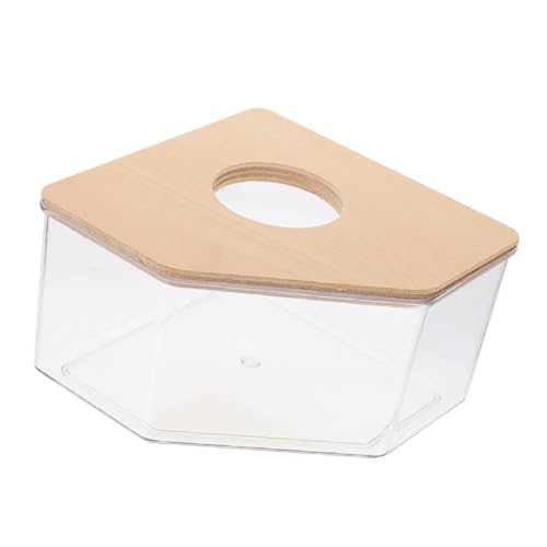 UTHCLO Hamster Sandbad Box Dreieck Transparent Groß Mit Gelbem Deckel Für Kleine Haustiere Wie Chinchilla Meerschweinchen Und Rennmäuse Hygienisch Und Stressreduzierend Als Sandbad UTHCLO Hamster Sandbad Box Dreieck Transparent Groß Mit Gelbem Deckel Für Kleine Haustiere Wie Chinchilla Meerschweinchen Und Rennmäuse Hygienisch Und Stressreduzierend Als Sandbad von UTHCLO