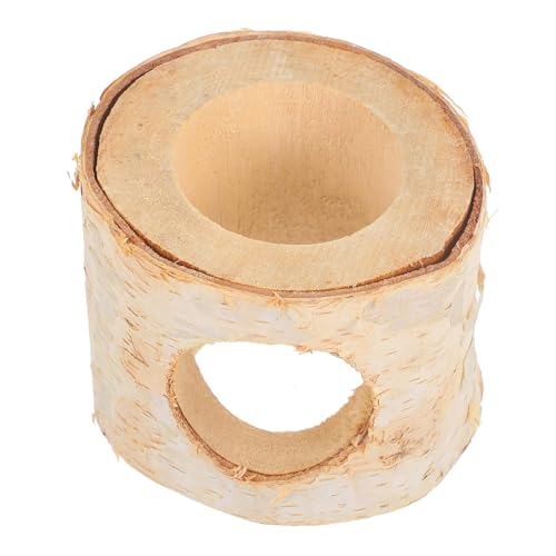 UTHCLO Hamster Tunnel aus Natürlichem Birkenholz Langlebiges Bissfestes Versteck und Schlafhöhle für Kleine Haustiere Vielseitiges Spiel und Rückzugsnest für Käfig und Glasbehälter UTHCLO Hamster Tunnel aus Natürlichem Birkenholz Langlebiges Bissfestes Versteck und Schlafhöhle für Kleine Haustiere Vielseitiges Spiel und Rückzugsnest für Käfig und Glasbehälter von UTHCLO