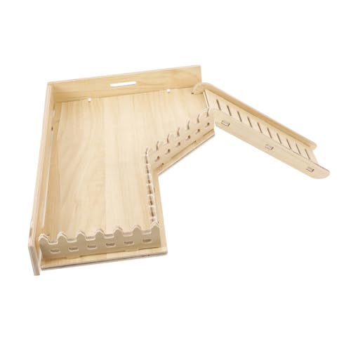 UTHCLO Hamster spielplattform aus Massivem Holz mit Leiter Robustes Kleintier käfigzubehör für Meerschweinchen Rennmaus Chinchilla Langlebiges Spiel Ruhebrett für Kleine Haustiere UTHCLO Hamster spielplattform aus Massivem Holz mit Leiter Robustes Kleintier käfigzubehör für Meerschweinchen Rennmaus Chinchilla Langlebiges Spiel Ruhebrett für Kleine Haustiere von UTHCLO