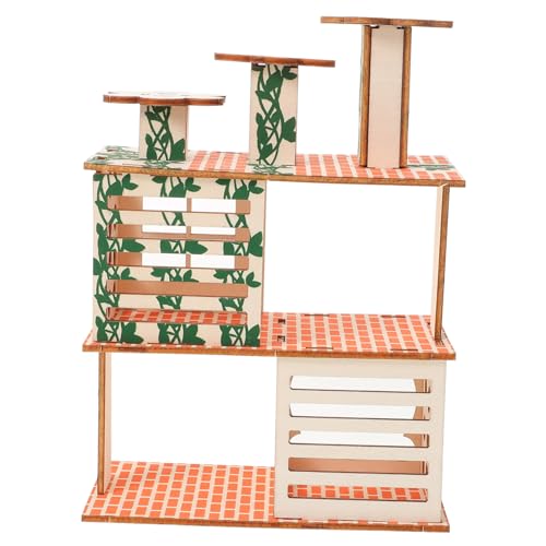 UTHCLO Hamsterhaus aus Massivem Holz Robustes Versteck mit Leiter Langlebiges Kletterspielzeug für Zwerghamster Meerschweinchen und Kleine Nager Sicheres Nest für Kleintiere UTHCLO Hamsterhaus aus Massivem Holz Robustes Versteck mit Leiter Langlebiges Kletterspielzeug für Zwerghamster Meerschweinchen und Kleine Nager Sicheres Nest für Kleintiere von UTHCLO