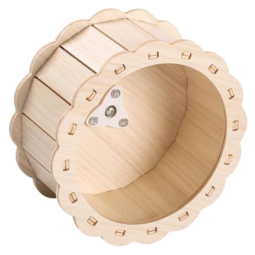 UTHCLO Hamsterrad Holz Leises Laufrad für Kleine Haustiere Hamster Zwerghamster Rennmäuse Geeignet Sicher und Geräuscharm mit Sonnenblumen Design für Aktive Kleintiere UTHCLO Hamsterrad Holz Leises Laufrad für Kleine Haustiere Hamster Zwerghamster Rennmäuse Geeignet Sicher und Geräuscharm mit Sonnenblumen Design für Aktive Kleintiere von UTHCLO