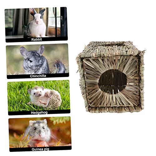 UTHCLO Handgefertigtes Faltbares Nager schlafnest Gewebtes Hasenbett für Kaninchen Meerschweinchen Hamster Warmes Strapazierfähiges Kuschelnest für Kleine Haustiere UTHCLO Handgefertigtes Faltbares Nager schlafnest Gewebtes Hasenbett für Kaninchen Meerschweinchen Hamster Warmes Strapazierfähiges Kuschelnest für Kleine Haustiere von UTHCLO