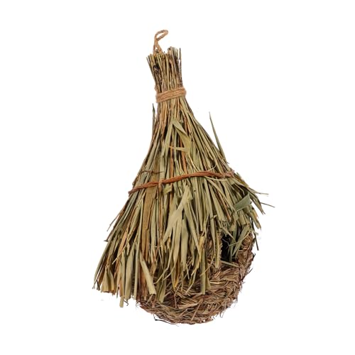 UTHCLO Handgefertigtes Gras Vogelnest zum Aufhängen Langlebiges und Sicheres Vogelhaus für Kleine Vögel Wie Kanarienvogel und Papagei Natürliches Nest für Vogelzimmer und Außenbereich UTHCLO Handgefertigtes Gras Vogelnest zum Aufhängen Langlebiges und Sicheres Vogelhaus für Kleine Vögel Wie Kanarienvogel und Papagei Natürliches Nest für Vogelzimmer und Außenbereich von UTHCLO
