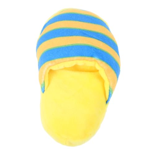 UTHCLO Haustier Kauspielzeug Slipper Design Verschleißfest Quietschend Fördert Zahnpflege und Spielerische Beschäftigung für Welpen Schützt Möbel vor Bissschäden Geeignet für Kleine und von UTHCLO