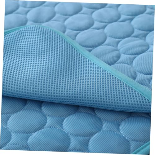 UTHCLO Haustier Kühlmatte Sommermatte Kühlendes Rattan Pad für Hunde Katzen Atmungsaktiv Faltbar Vielseitig für Bett Kiste Auto Blau UTHCLO Haustier Kühlmatte Sommermatte Kühlendes Rattan Pad für Hunde Katzen Atmungsaktiv Faltbar Vielseitig für Bett Kiste Auto Blau von UTHCLO