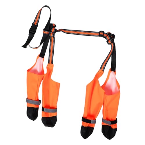 UTHCLO Haustier wasserdichte Hundestiefel Hunde Regenschuhe Hundestiefel Für Kleine Hunde Regenschuhe Für Pfoten Haustierfußabdeckung Kleine Polyester von UTHCLO