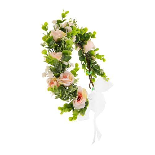 UTHCLO Hochwertiger Hund Hochzeit Blumenkranz Halsband Leicht Atmungsaktiv Wiederverwendbar Romantisches Haustier Accessoire für Braut und Bräutigam Rosa Blumenkette UTHCLO Hochwertiger Hund Hochzeit Blumenkranz Halsband Leicht Atmungsaktiv Wiederverwendbar Romantisches Haustier Accessoire für Braut und Bräutigam Rosa Blumenkette von UTHCLO